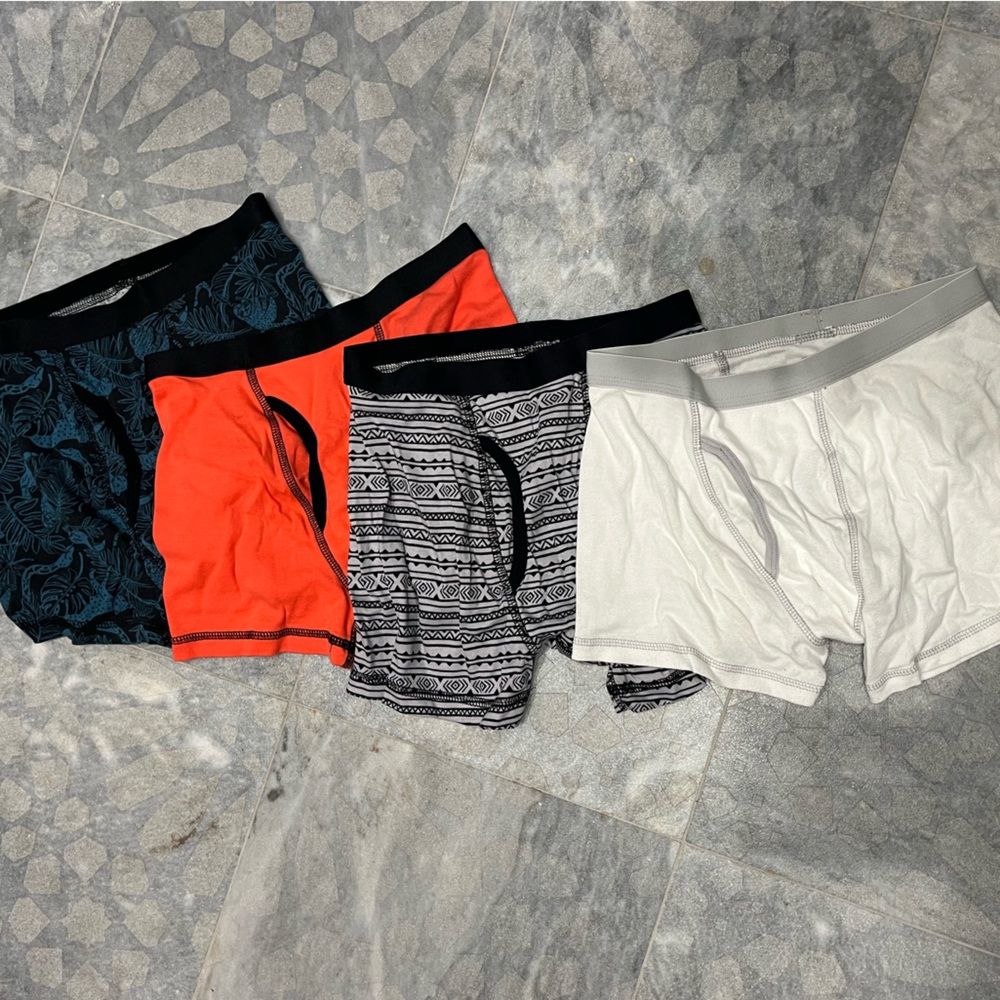 Cat & Jack boxer briefs 4 pairs bundle boys size large